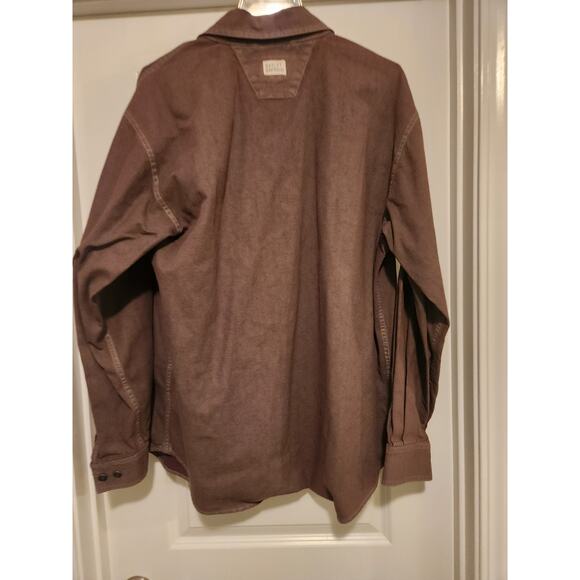 Harley Davidson Brown Denim Jacket - Picture 4 of 4